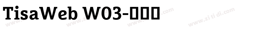 TisaWeb W03字体转换